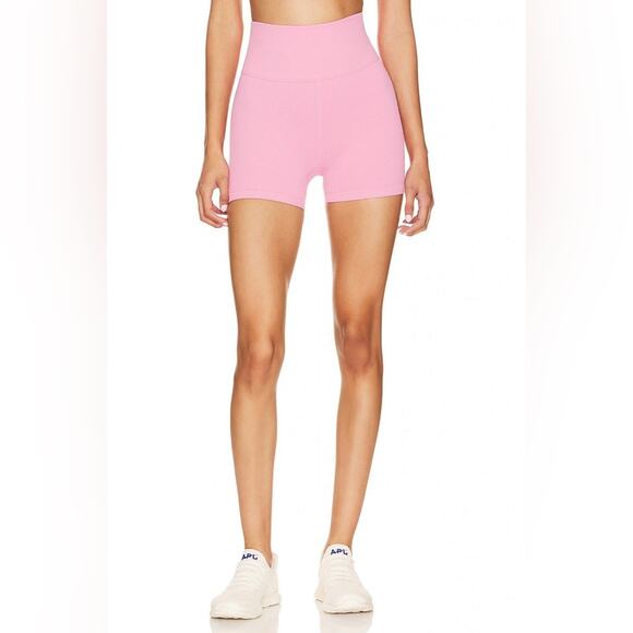 Wellbeing + Beingwell StretchWell Valle 4 Inch Bike Short in Rose | USED - Picture 1 of 10
